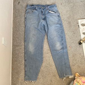 wrangler jeans light wash 36x34 regular fit
